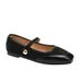 French-style Women's Flat Shoes, 2025 Autumn New Vintage Square-toed Shallow Mary Jane Shoes With A Single Strap_vogvips.com