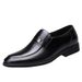 Euro Step Elderly Hole Inner Heightening Cowhide Autumn Winter Breathable Formal Men's Shoes Business Casual Leather Sandals_vogvips.com