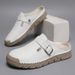 Handmade Casual Comfortable Slip On Loafers Women Leather Moccasins Walking Shoes Summer Direct Sales_vogvips.com