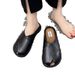 Exported To Italy, Original Stock From A Cancelled Order, New Summer Model, Plastic Slip-on Flat Women's Mules With_vogvips.com