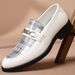 New Large Size Patent Leather Glossy Casual European And American Style Hair Stylist Pointed Toe Men's Trendy Business_vogvips.com