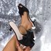 European American Style Women's Plus Size Slippers Bow Knot Casual Open Toe Flat Sandals Summer Fashion_vogvips.com