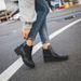 ShoeVault 2022 Short Low Heel Martin Boots Autumn Winter New Fashion Small Leather Round Toe Women's Shoes Manufacturer_vogvips.com