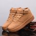 Men's High Top Breathable Trendy Sneakers Air Force 1 White Hidden Heel Lift Couple Shoes Autumn Style MY22052_vogvips.com