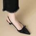French-style Pointed-toe Patent Leather Closed-toe For Women, 2024 New Model, Fairy-style Retro Versatile Stiletto_vogvips.com