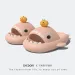 2024 Funny Halloween Pumpkin DIY Shark Slippers Women Men Indoor Bathroom Summer Platform Shoes 4Cm Thick Sole Couples_vogvips.com