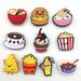 10 Sets Of Cute Food Series Shoes Flower Decorative Buckle Personalized DIY Student Garden Shoe Buckle Accessories_vogvips.com