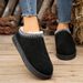 Women's Shoes Large Size Slippers For Women Velvet And Thickened Cotton Shoes For Women_vogvips.com