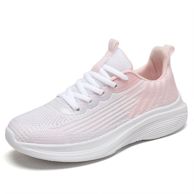 Couple's Casual Sports Shock-Absorbing Fly Woven Running For Men, Lightweight And Breathable Mesh Men's Shoes, Hot_vogvips.com