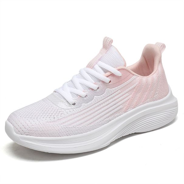 Couple's Casual Sports Shock-Absorbing Fly Woven Running For Men, Lightweight And Breathable Mesh Men's Shoes, Hot_vogvips.com