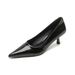 Pointed Single Shoes Women's Thin Heels Black Work Shoes Shallow Temperament High Heels Women Are Not Tired_vogvips.com