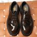 Spring And Autumn Korean Style Large Men's Genuine Round Toe British Casual Thick Sole Patent Leather Suit Wedding_vogvips.com