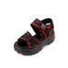 Sandals Women, Beach Shoes, Sloping Minimalist Velcro High Heels, And Roman Casual Shoes For Women_vogvips.com
