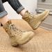 New Men's Shoes Tongue One High Top Casual Shoes Outdoor Thick Soles Wear Shoes_vogvips.com