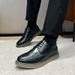 New Brogues 2023 Non-slip Flats Shoe Casual Ankle Fashion Loafers Lace Up Shoes Boots Men Sneakers Versatile_vogvips.com