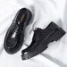 Men's Leather Breathable British Style Martin Boots Thick Sole Low Casual Shoes_vogvips.com