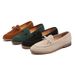 Men's Shoes Frosted Men's Shoes Fashionable Bow Trend Men's Shoes One Step Driving Shoes_vogvips.com