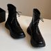 Soft Version~British Style Slimming Back Zipper Martin For Women, Thick-soled Height-increasing Commuter Soft Leather_vogvips.com