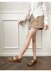 Round Head Single Shoes Women's Flat Bottom With Mary Jane Shoes Soft Sole Retro Cute Ballet Shoes_vogvips.com