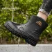 Fashionable Coconut Rain Boots British Style Fishing Water Cross-border Mens Shoes Qidian 398_vogvips.com