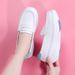 Nurse Shoes Women's Single Shoes Breathable Soft Soles Thick Soles Raising Platform Shoes_vogvips.com