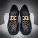 Genuine Leather Casual Slip-On Shoes Men's First Layer Cowhide Loafers Summer Style_vogvips.com