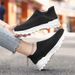 New Summer Breathable High Top Sports Elasticity, Casual Couple Socks, Trendy Shoes, Knitted Men's Shoes_vogvips.com