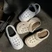 New Wave Bottom EVA Slippers Breathable Lightweight With Hollowed Out Casual Streetwear And Beach Shoes_vogvips.com