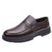 Middle-aged Genuine Leather Breathable Autumn New Thick-soled Casual Non-slip Soft-soled Slip-on Men's Shoes_vogvips.com