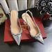Edition ~ Gentle Style Rhinestone Pointed Toe Sandals 2025 Spring New Closed-Toe Stiletto Dress Versatile High Heels_vogvips.com