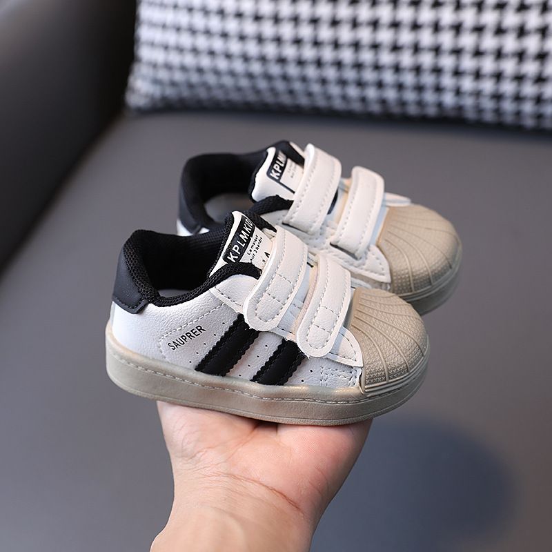SHLIANG Sneakers For Kids Trend Fashion Children's Sport Shoes Anti-slippery Toddler Shoes For Baby Boys First Step Sneaker Y0646_vogvips.com