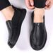 Casual For Men, Round Toe, Autumn Daily Genuine Leather Men's S, Slip-On Non-Slip Loafers, First Layer Cowhide Dad_vogvips.com