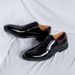 Three Joint Leather 2025 Formal Wear Shiny Surface Hard Sole Business Commuting Men's Groom's Wedding Shoes 8080-R_vogvips.com