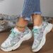 Large Print Casual 2025 Summer New Comfortable And Breathable Fly Woven Sports Shoes For Women_vogvips.com