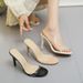 35-45 Large Size Women's Shoes 41-43 Sexy Transparent One-Strap Women 42 High Heel Outdoor Open-Toe Stiletto Sandals 44_vogvips.com
