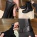 Genuine Thick-Soled 2025 Women's Ankle Autumn Winter Fleece-Lined Martin Cigarette Mid-Calf Leather Boots_vogvips.com
