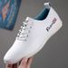 Suitable For All Seasons Summer 2024 New White Korean Style Flat Loafers Men's Soft Leather Casual Shoes_vogvips.com
