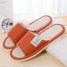 Fashion Women's Four Seasons Linen Floor Slippers Home Indoor Couple Comfortable Non-slip Slippers_vogvips.com