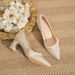 Luxury Wedding Shoes - Orthopedic Block Heel (Non-Slip Sole, Arch Support, Perfect For Outdoor Ceremonies)_vogvips.com