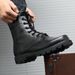 European Warm Series Training For Men, Outdoor Ultra-Light High-Top Anti-Slip Cold-Proof Thin Military Hook Waterproof Work Martin Boots_vogvips.com