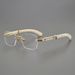 New High-End Frameless Reading Glasses Men, Fashionable Sophisticated, Blue Light Blocking, High Definition, Suitable_vogvips.com