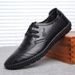 European Warm Series Leather Shoes For Men With Fleece Lining, Spring Breathable Men's Cotton Casual Shoes, Non-Slip_vogvips.com