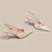 Butterfly Knot High Heels Women Thin Heel 2025 Spring Summer New Style Closed Satin Party Elegant Sandals Pointed Toe_vogvips.com