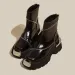 Bottom Platfom Thick Women Ankle Boots Woman Shoes Zippe Fashion Female Designe Motocycle Boot Casual Ladies_vogvips.com