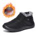 Cross-Border In-Stock Women's Foreign Trade Large Size 36-47 Warm Soft Sole Waterproof Shoes Snow Cotton Men's_vogvips.com
