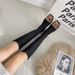 Over-the-Knee Square Toe Stretch Slim 2024 Autumn Winter New Patchwork Fashion Boots Chunky High Heels Versatile_vogvips.com