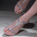2026 New Open-toed Nude Rhinestone High Heels Female Stiletto Sexy Fairy Style Thin Word With Sandals Summer_vogvips.com