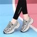 Spring And Autumn New Women's Style Women's Shoes Silver Height Increasing Casual Sports Shoes_vogvips.com