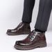 European Warm Series First Layer Sheepskin Martin Mid-top Winter Cotton Shoes Work Genuine Leather Men's Snow Boots_vogvips.com