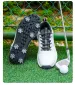 Men White Spikeless Golf Shoes Waterproof Non Slip Breathable Cushion Sole Outdoor Training Sneakers_vogvips.com